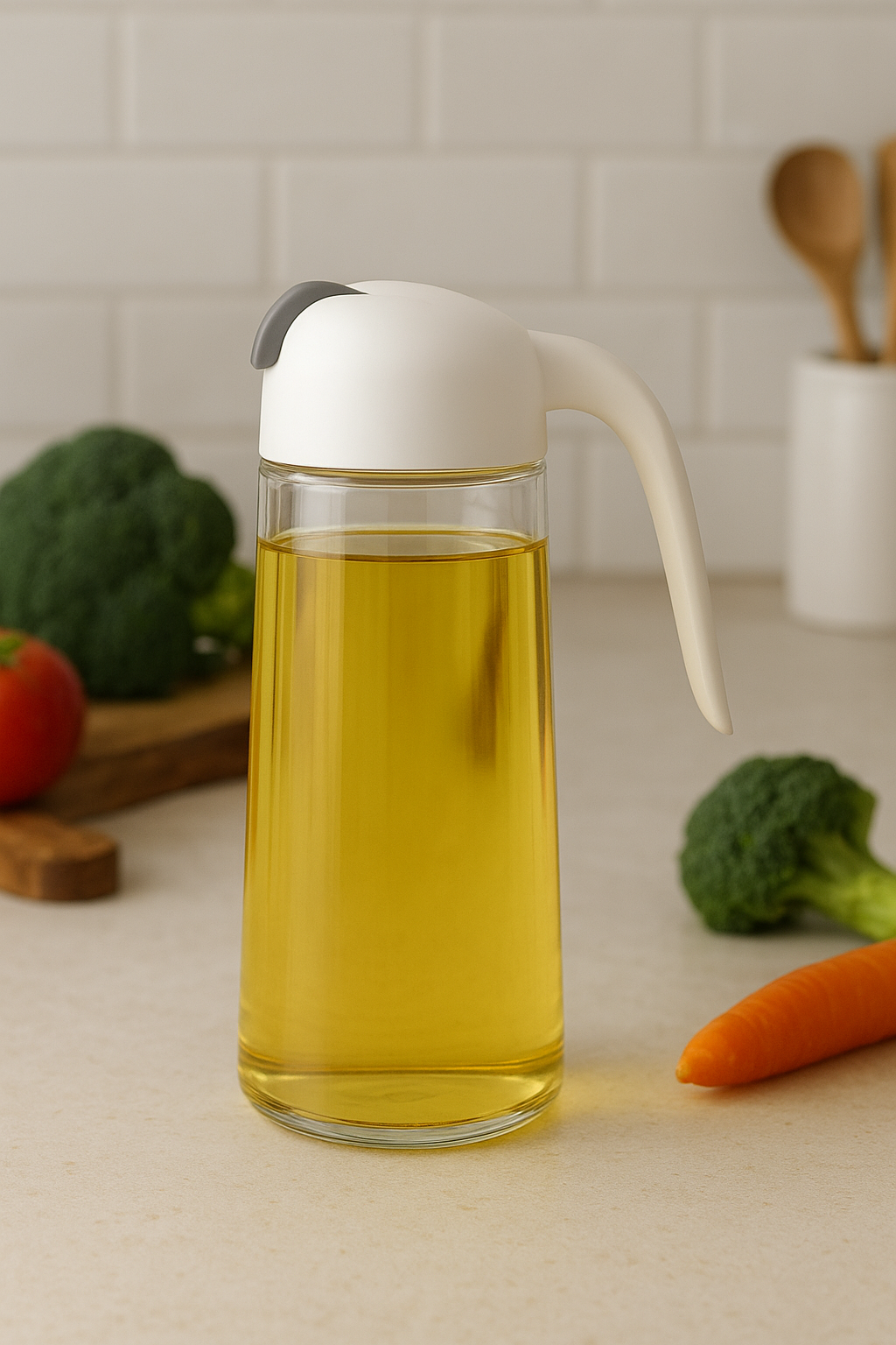 Oil Dispenser Bottle – Leak-Proof Glass Container