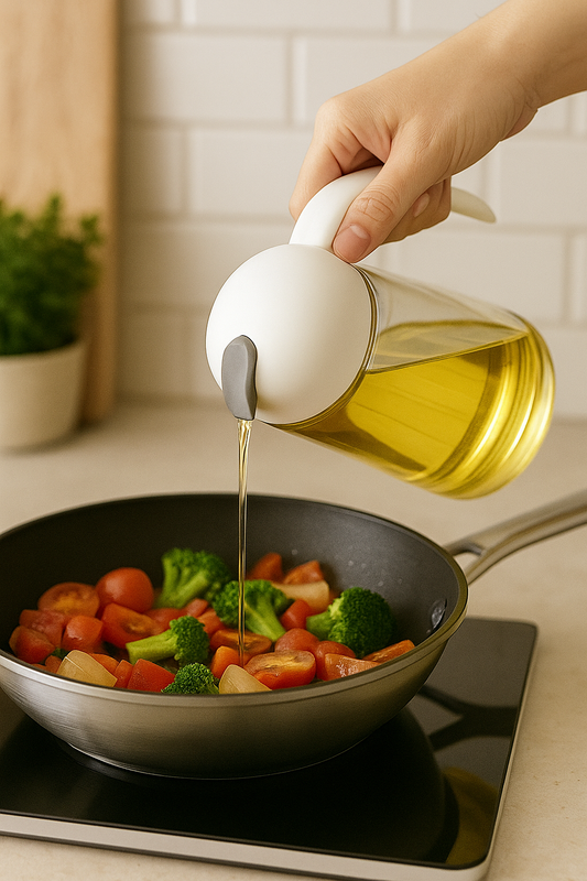 Oil Dispenser Bottle – Leak-Proof Glass Container