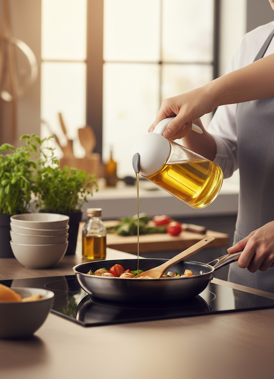 Oil Dispenser Bottle – Leak-Proof Glass Container
