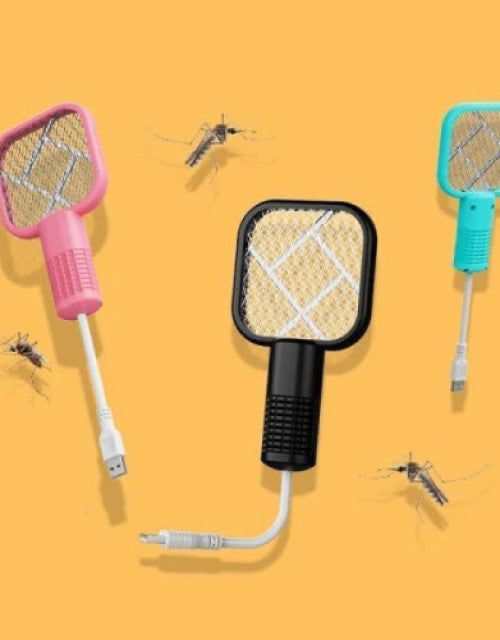 Rechargeable Electric Mosquito Zapper with UV Light - Silent Insect Killer for Indoor Use